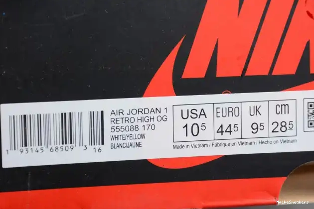 MaikeSneakers 555088-170 Jordan High 1 First Air OG Retro Flight Class 0607
